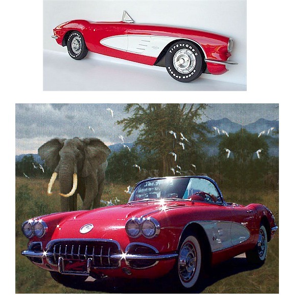 Corvette Half Body Wall Decor