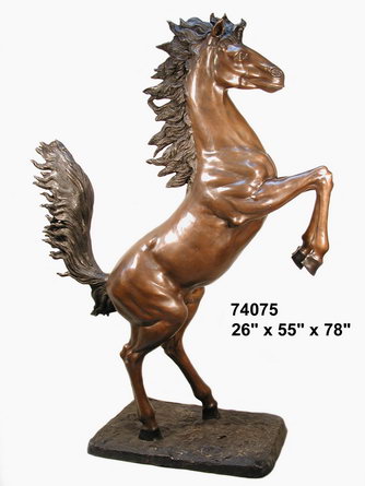 Bronze Ferrari Horse - Click Image to Close