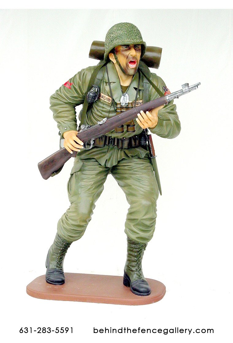 American Soldier Statue - 6 ft.