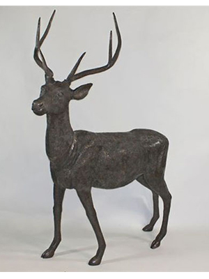 Bronze Standing Deer