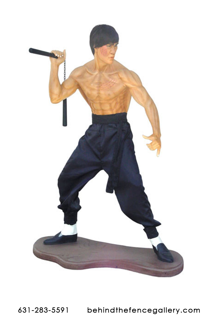 Bruce Lee Statue - 6ft. - Click Image to Close