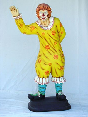 Clown Statue - Click Image to Close