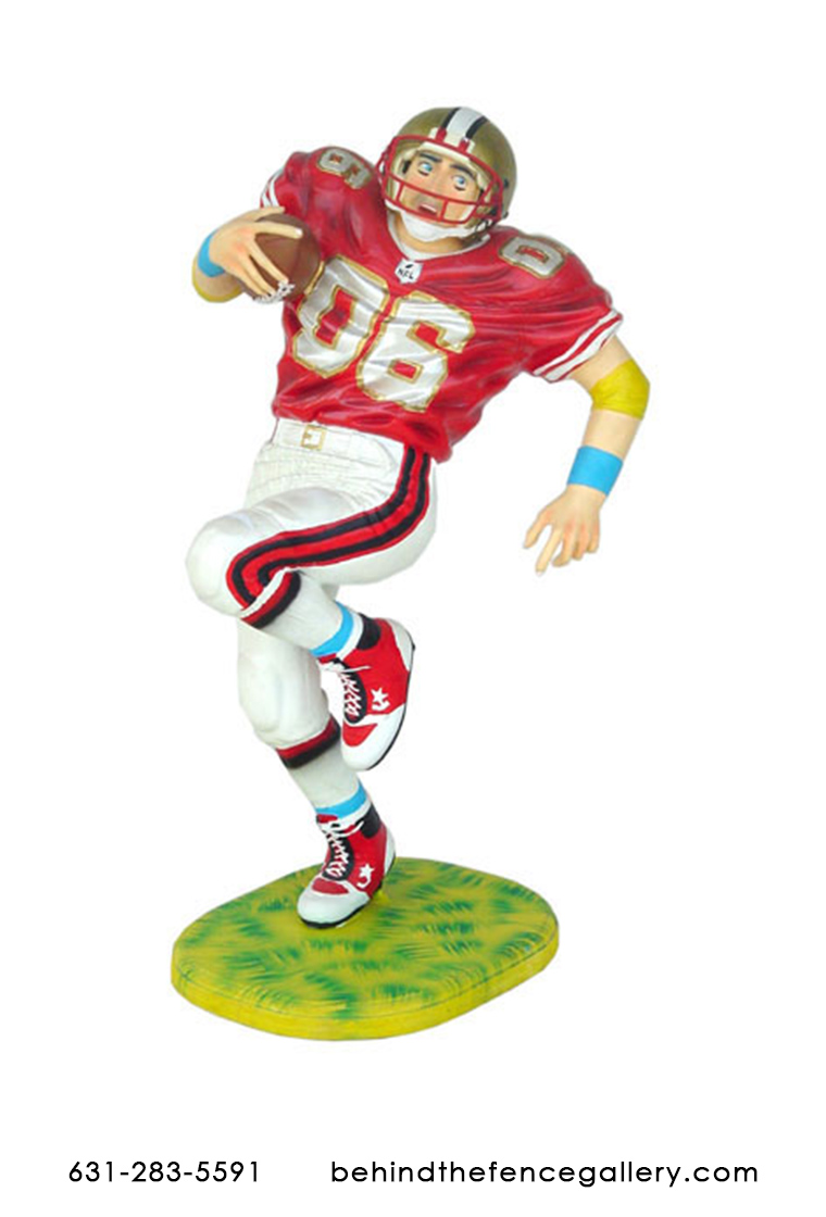 Football Player Statue - 3 Ft. - Click Image to Close