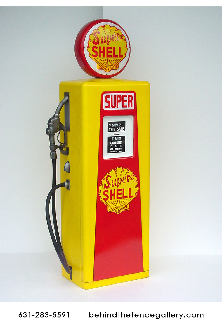 Shell Gas Pump Cabinet - Click Image to Close