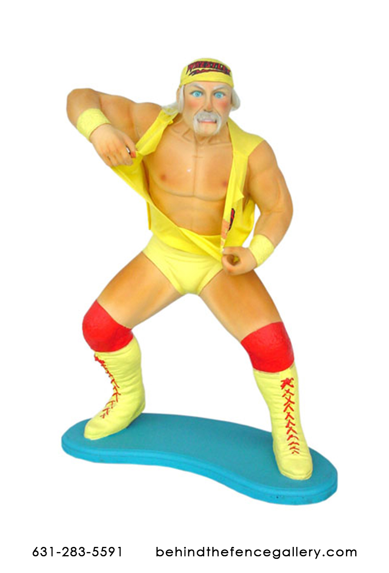Hulk Hogan Statue - 3 ft. - Click Image to Close