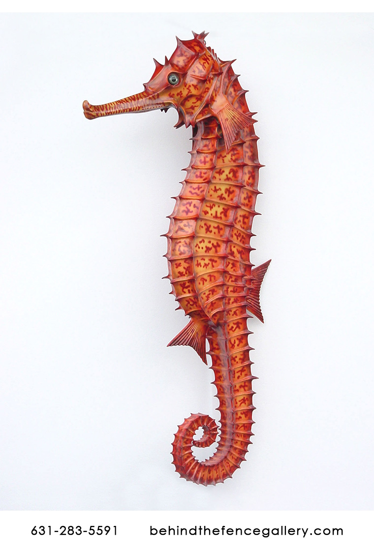 8 FT Large Seahorse Statue - Click Image to Close