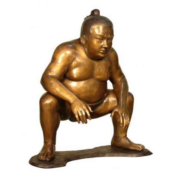 Bronze Sumo Wrestler