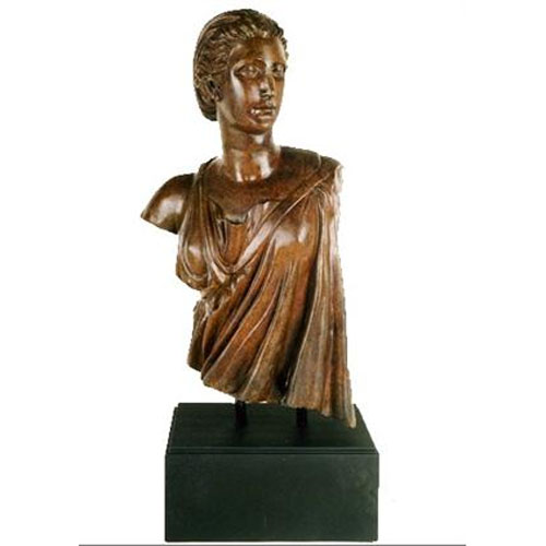 Greco-Roman Bronze Bust, Female