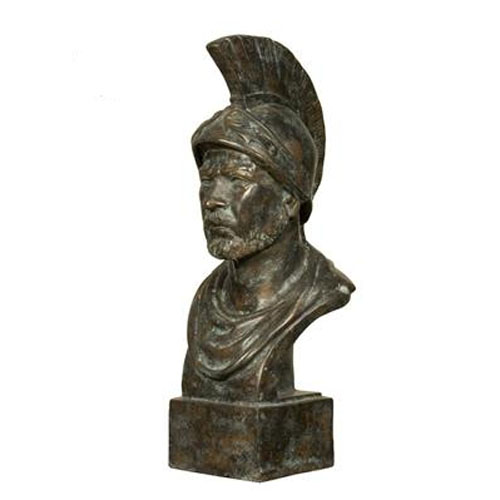 Roman Centurion Bust in Bronze