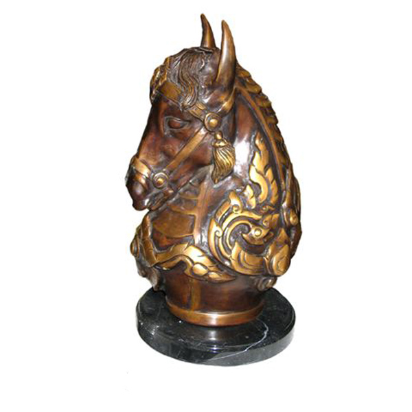 Bronze Horse Head - Click Image to Close