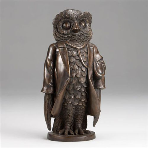 Bronze Mr. Owl - Click Image to Close