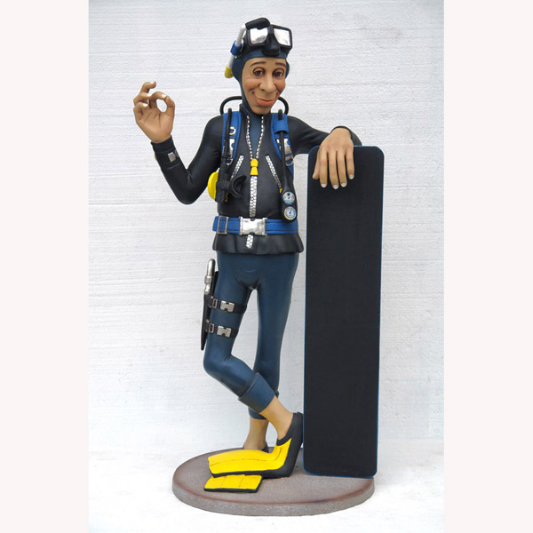 Diver with Menu