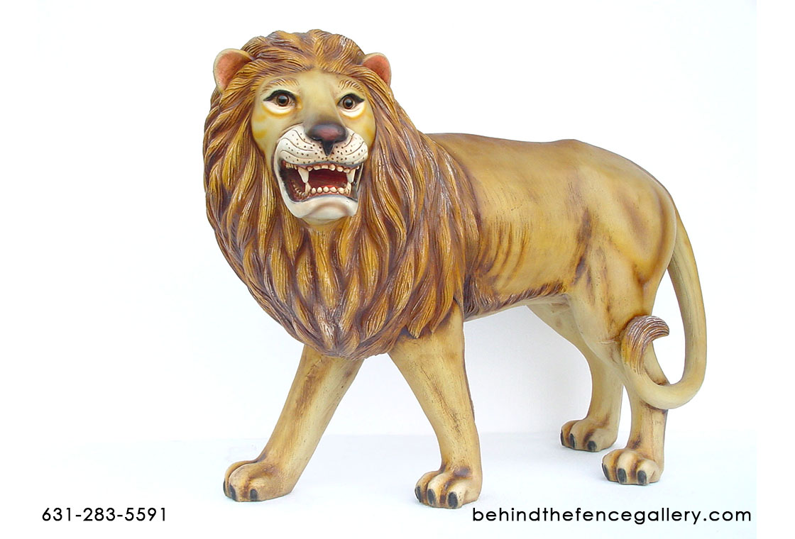 Lion Statue 4ft. - Click Image to Close