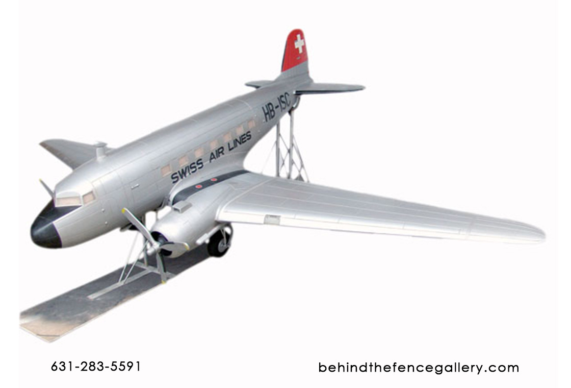Model DC-3 Airplane Replica - Click Image to Close