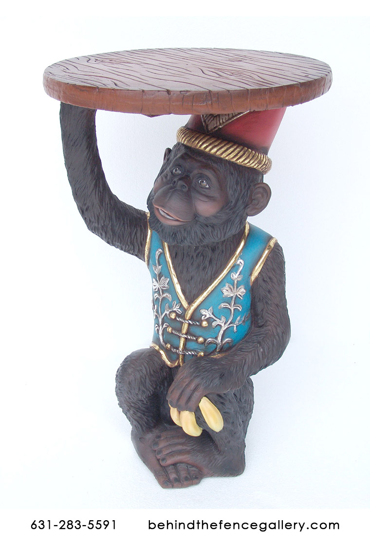 Monkey Side Table - Click Image to Close