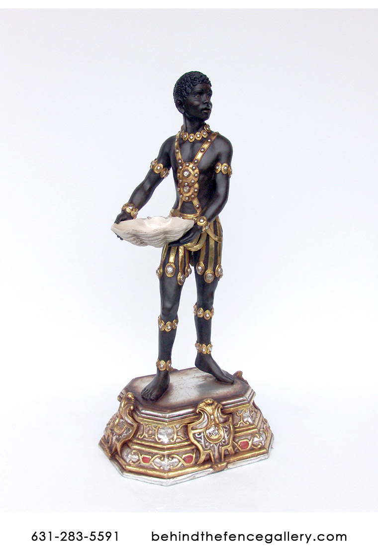 Moor Statue with Shell