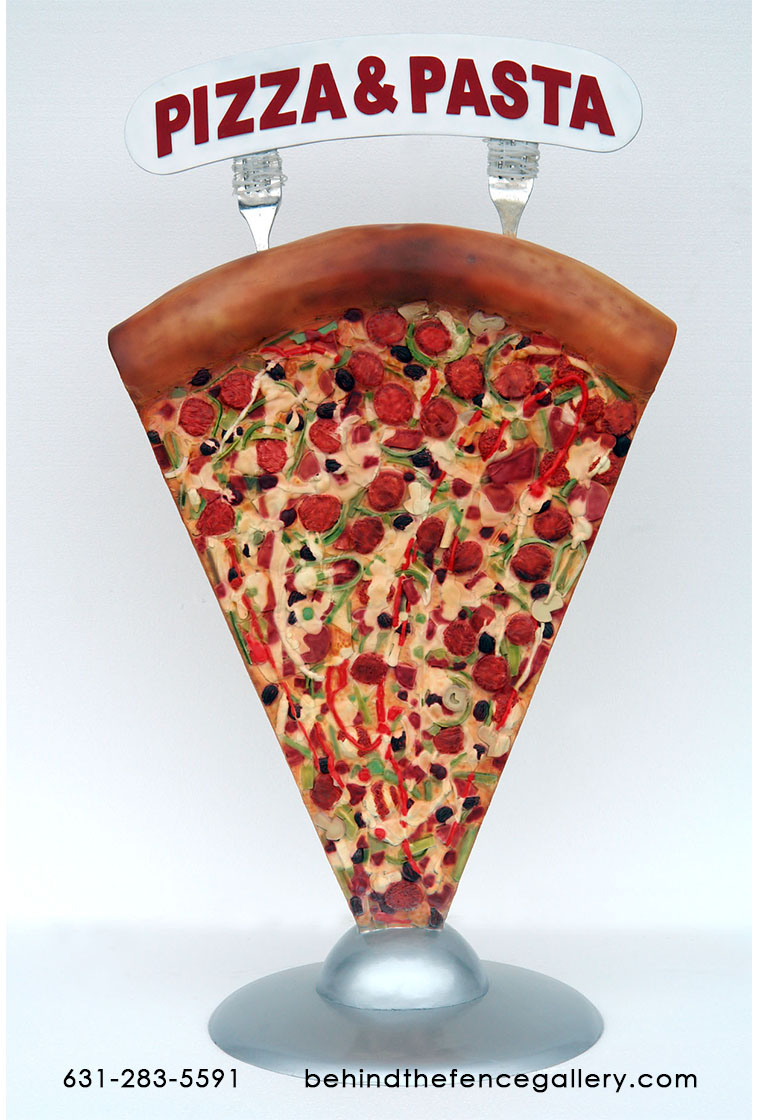 Pizza Slice Sign - Click Image to Close