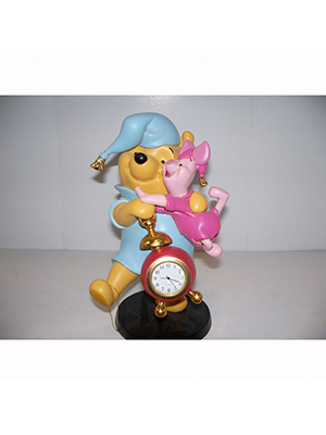 Pooh Bear and Piglet Clock - Click Image to Close
