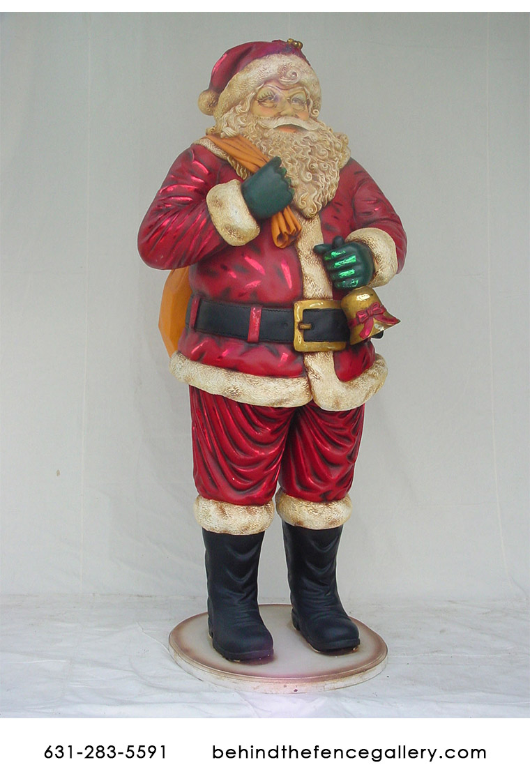 Santa Clause Statue - 7ft - Click Image to Close