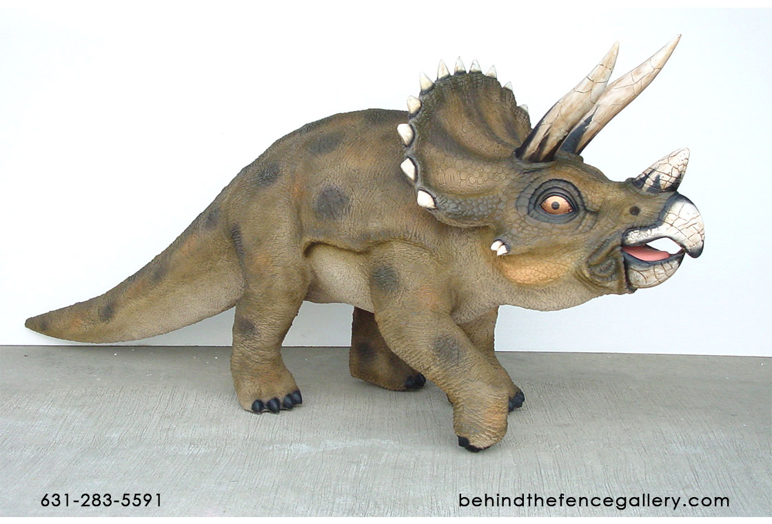 Triceratops Statue - 4ft. - Click Image to Close
