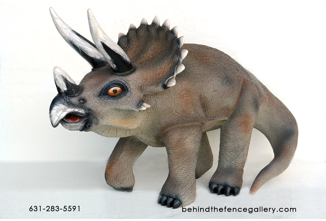 Triceratops Statue - 3ft. - Click Image to Close