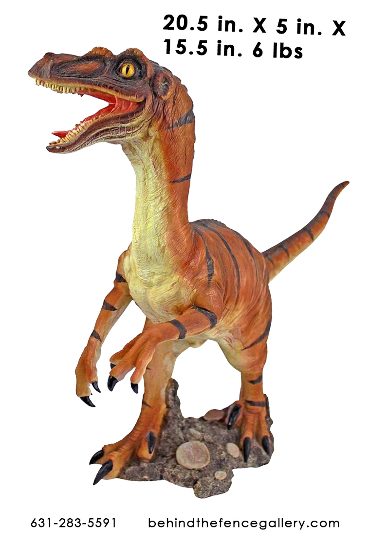 Roaming Velociraptor Statue