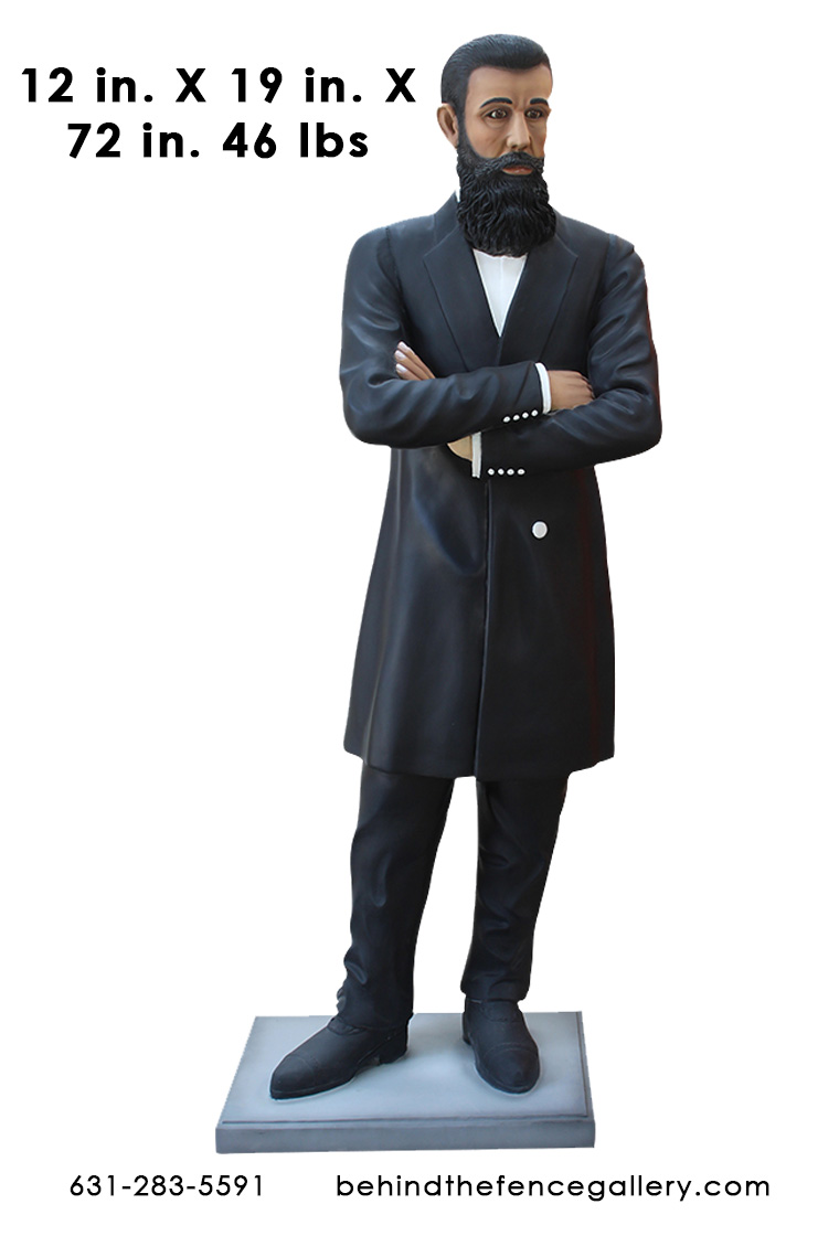 Herzl Standing Statue