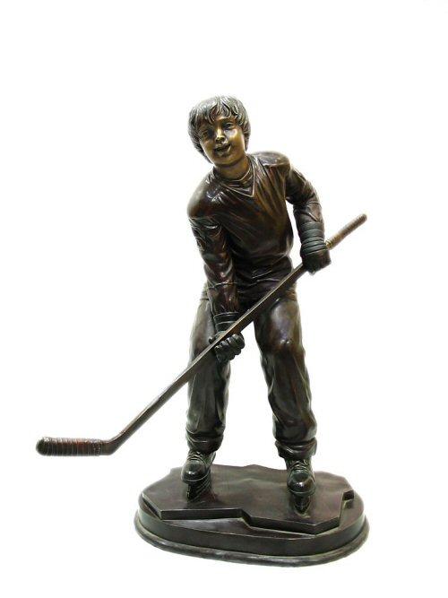 Ice Hockey Kid Statue