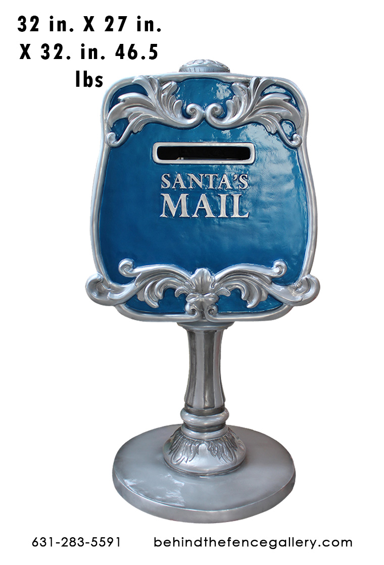 Santa's Mailbox (Blue/Silver)