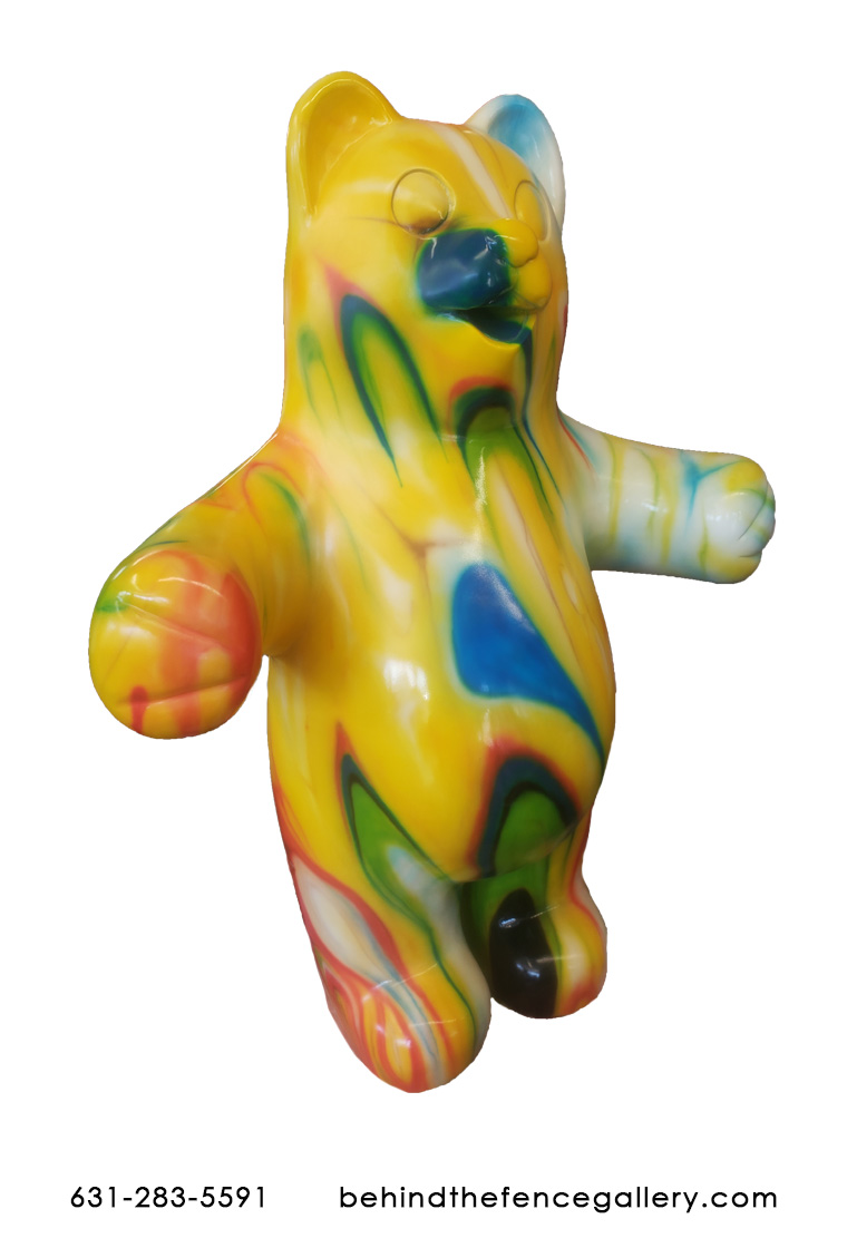 Tie Dye Delicious Gummy Bear Statue
