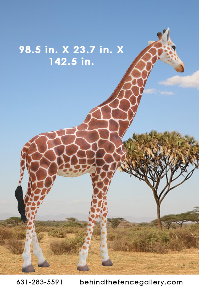 Textured Giraffe Statue