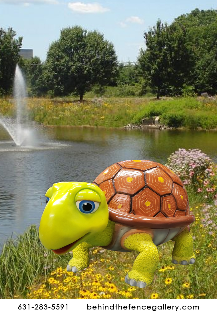 Fun Loving Turtle Statue