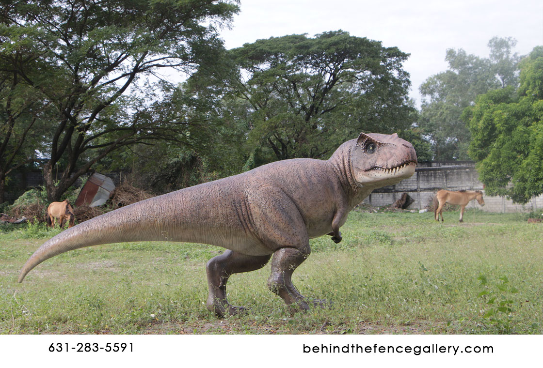 Young T rex Statue Dinosaur Prop