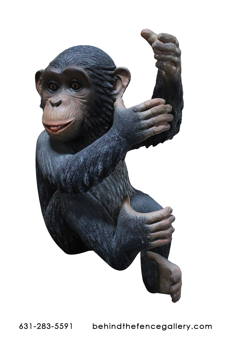 Hanging Congo Monkey Statue