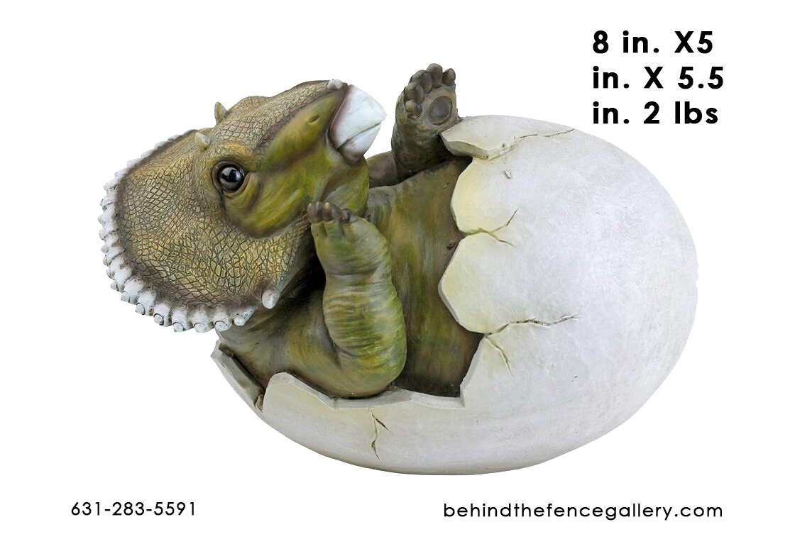 Baby Triceratops In Egg