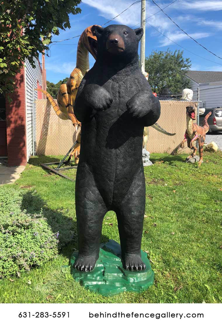 Standing Grizzly Bear Statue