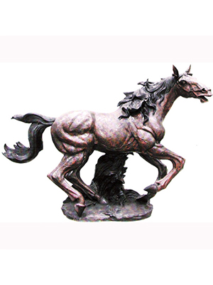 Bronze galloping Horse