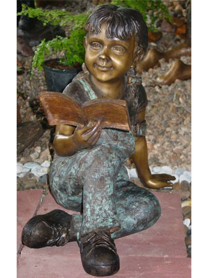 Bronze Girl Reading
