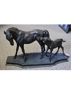 Bronze Horse and Pony - Click Image to Close