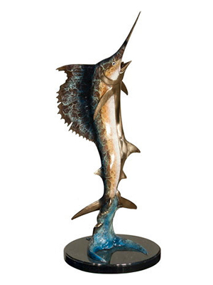 Bronze Swordfish Statue 4
