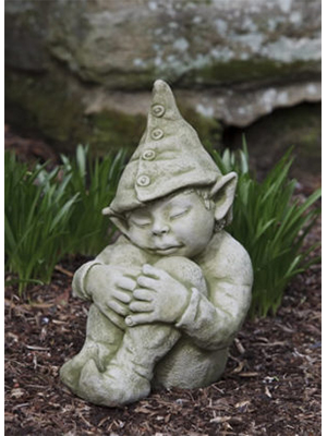 Gnome Statue Cast Stone Galen