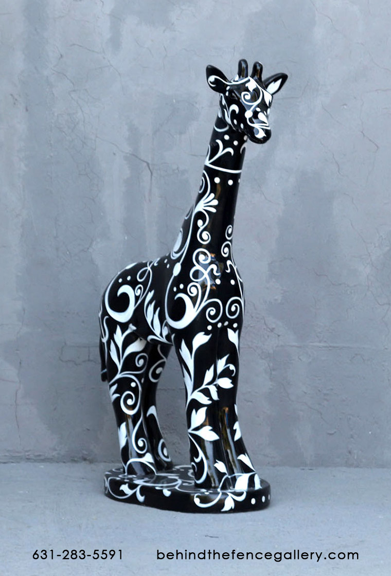 Popart Giraffe 2 Statue