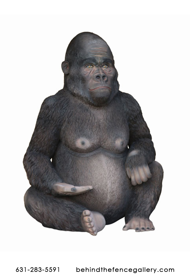 Gorilla Statue - 6FT