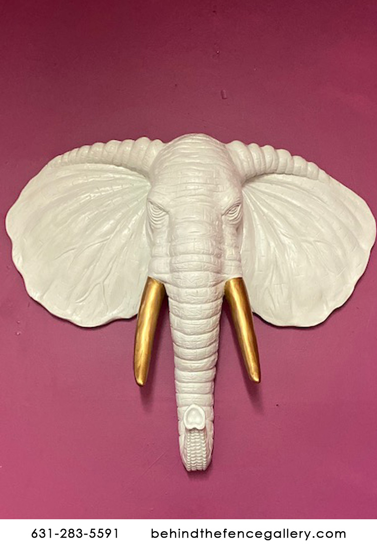 Chic Wall Hanging Elephant Statue