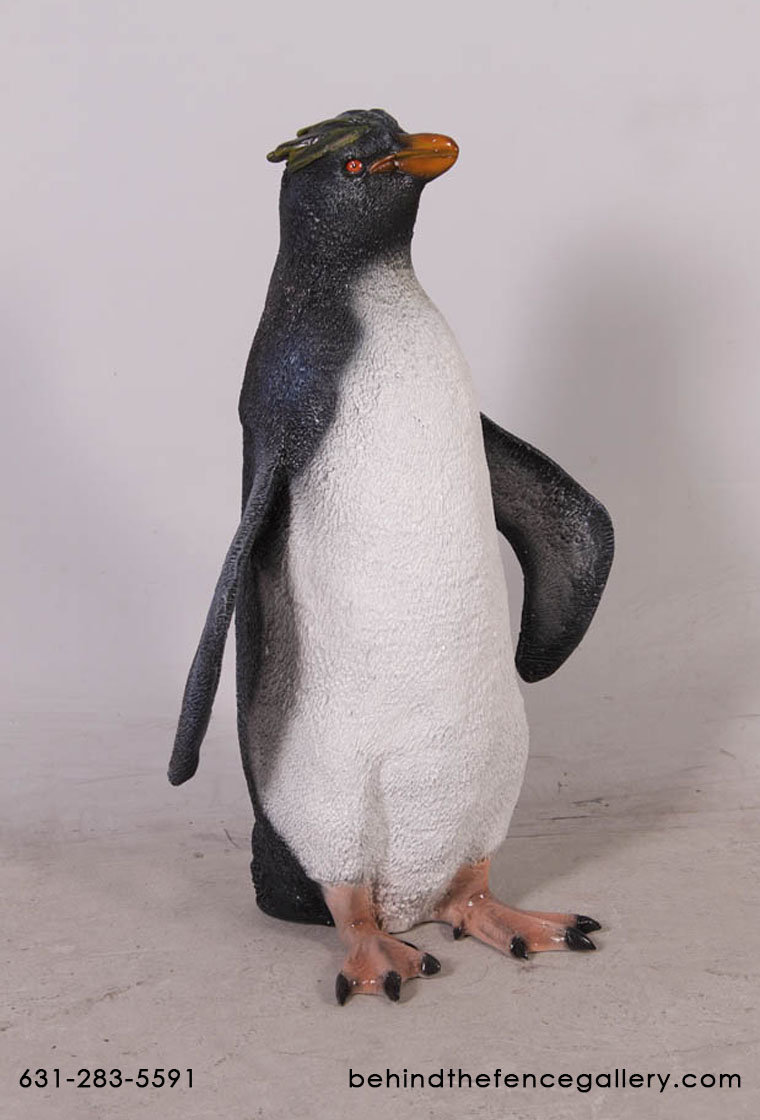 Penguin Statue Rock-Hopper