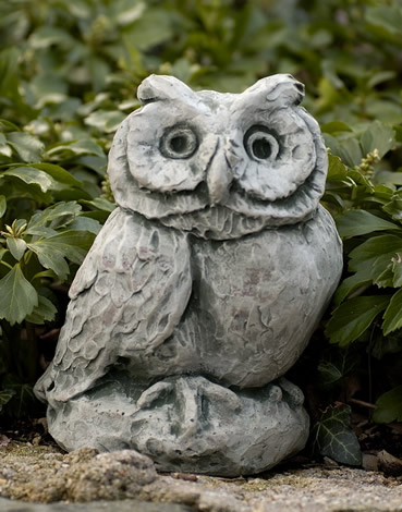 Owl Sculpture Merrie Garden Statue