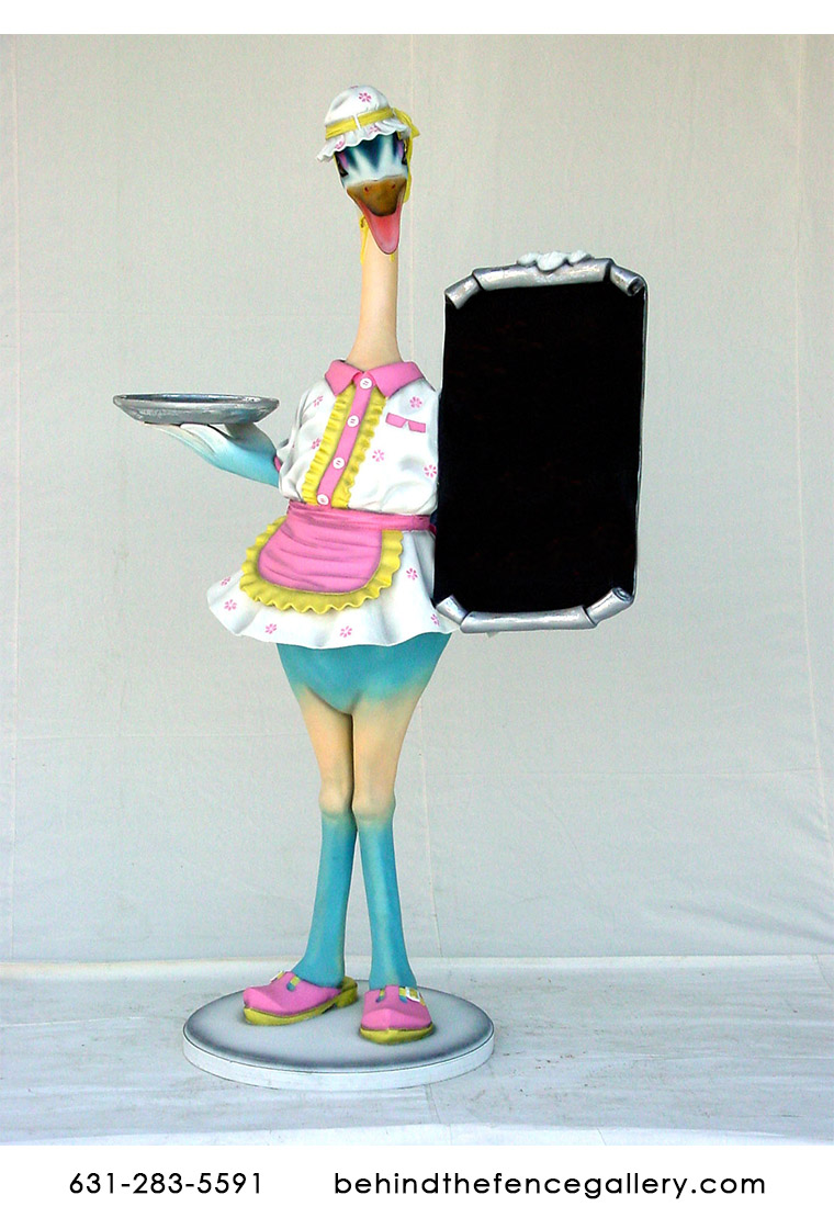Mother Goose Statue with Blackboard - Click Image to Close