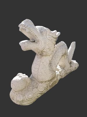 Granite Dragon Statue