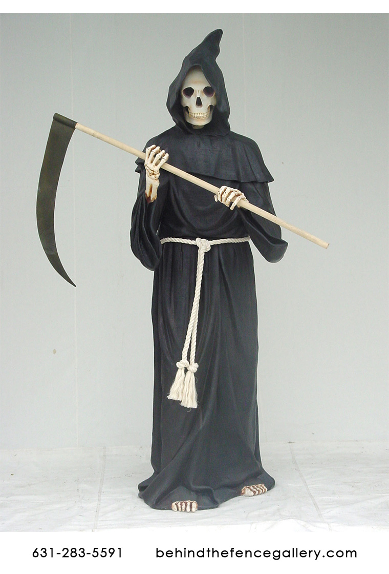 Grim Reaper Statue - Click Image to Close
