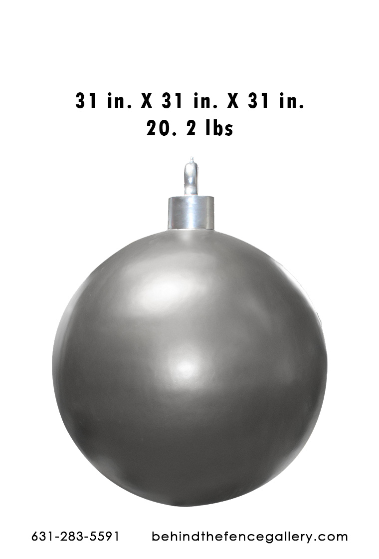 Large Silver Ornament